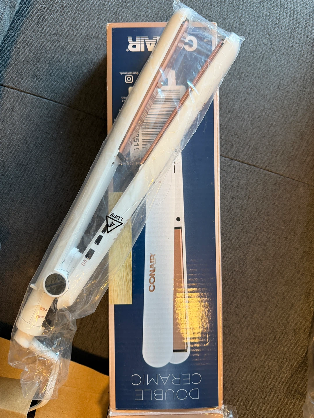 Conair Double Ceramic 1 Inch Flat Iron