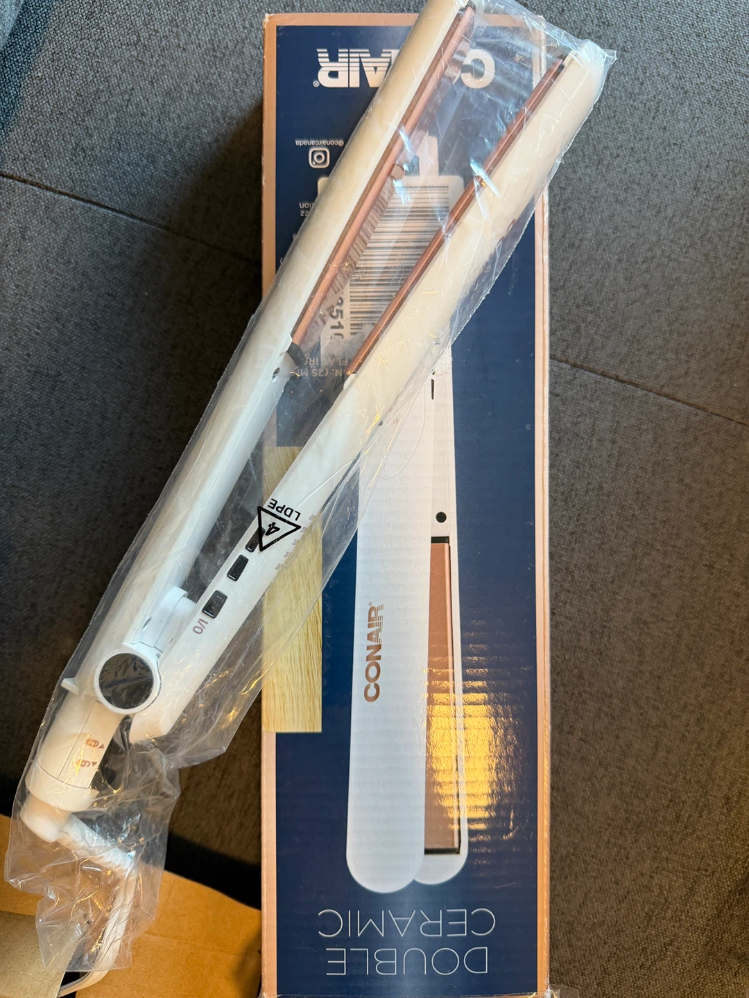 Conair Double Ceramic 1 Inch Flat Iron - photo 2