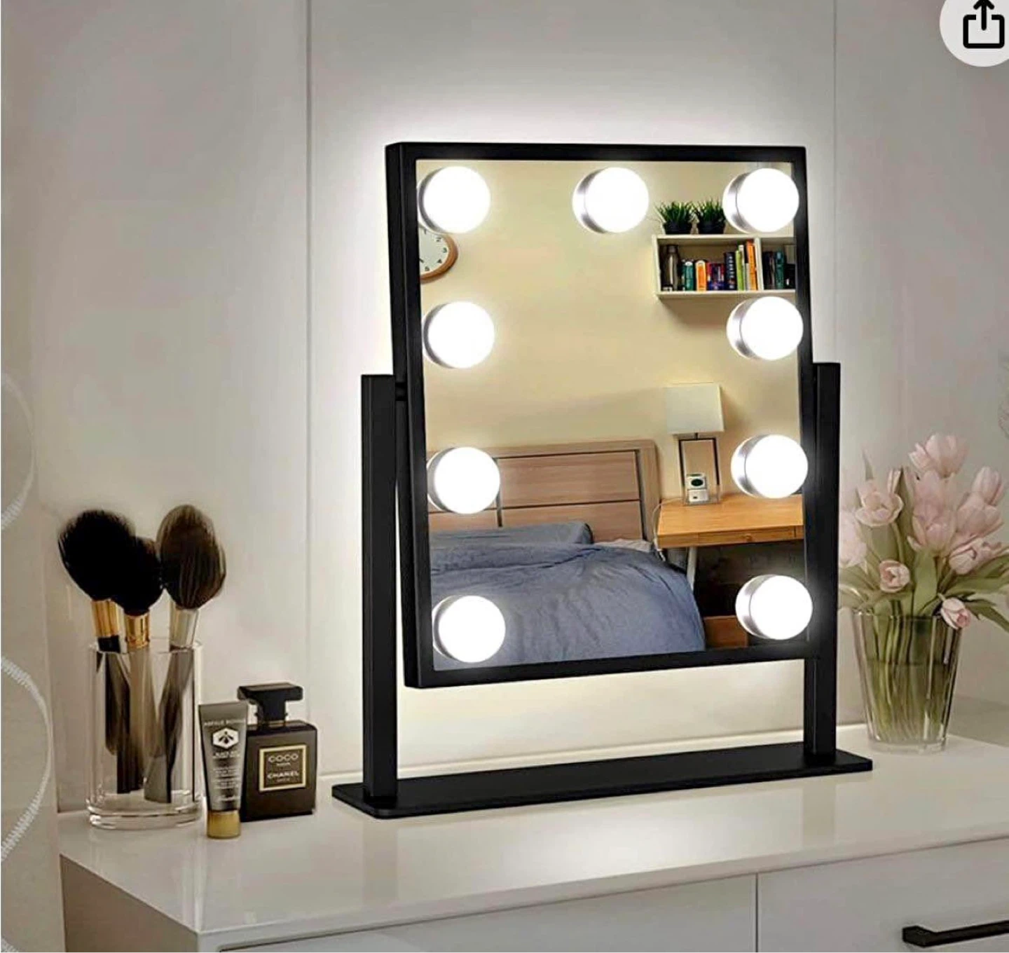 Lighted Makeup Vanity Mirror