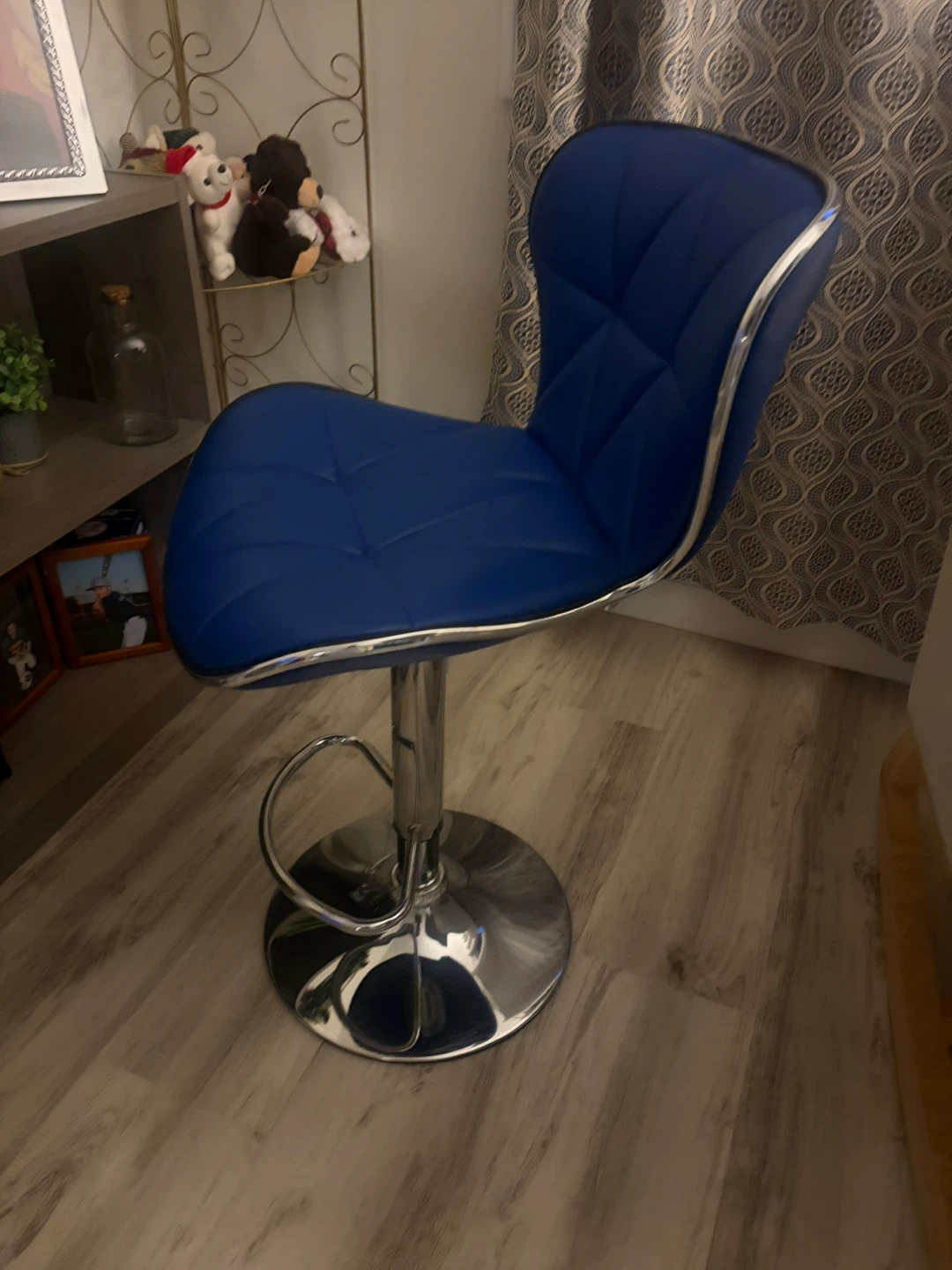 Blue Bar Stool - photo 4