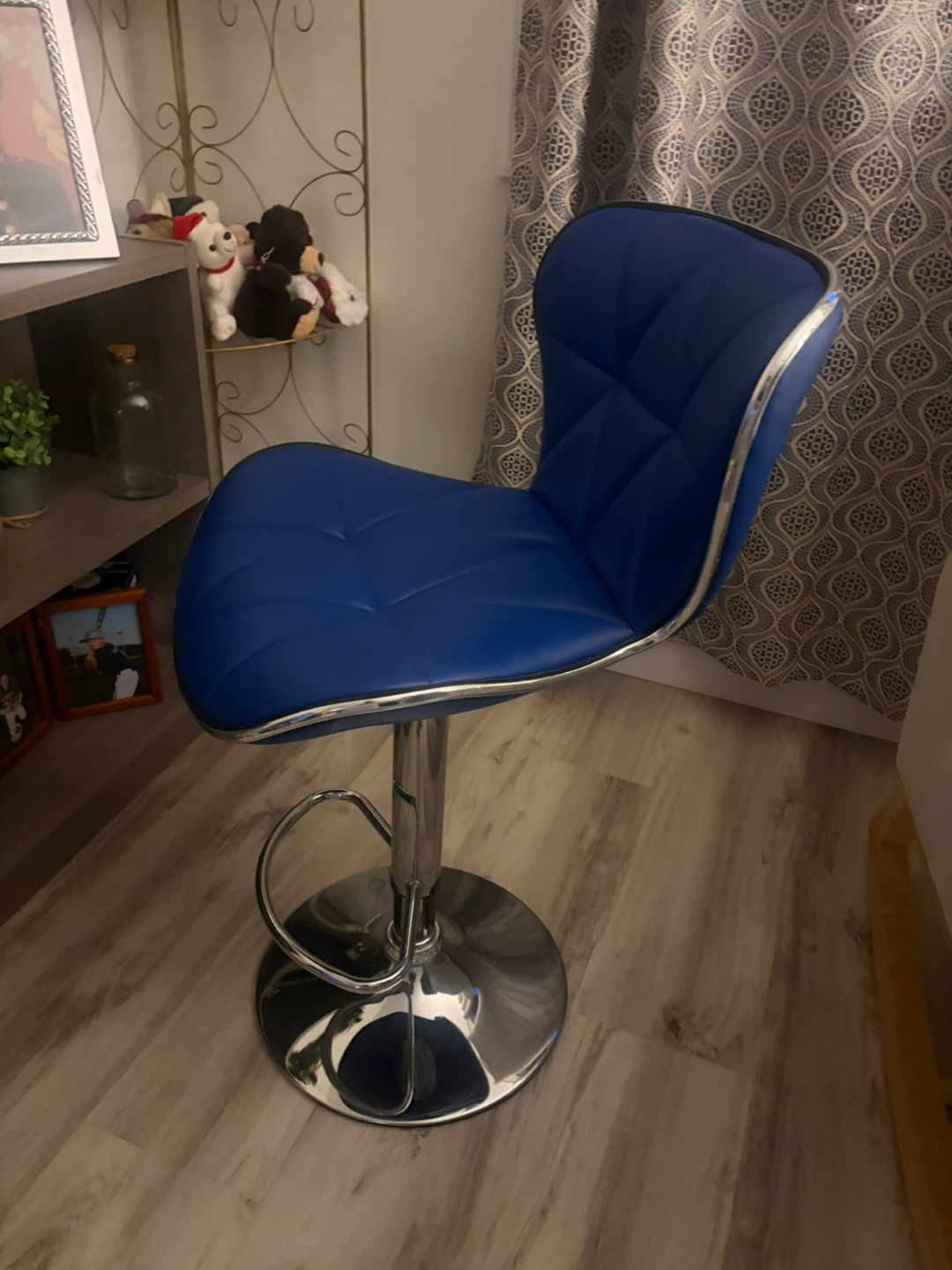 Blue Bar Stool - photo 5