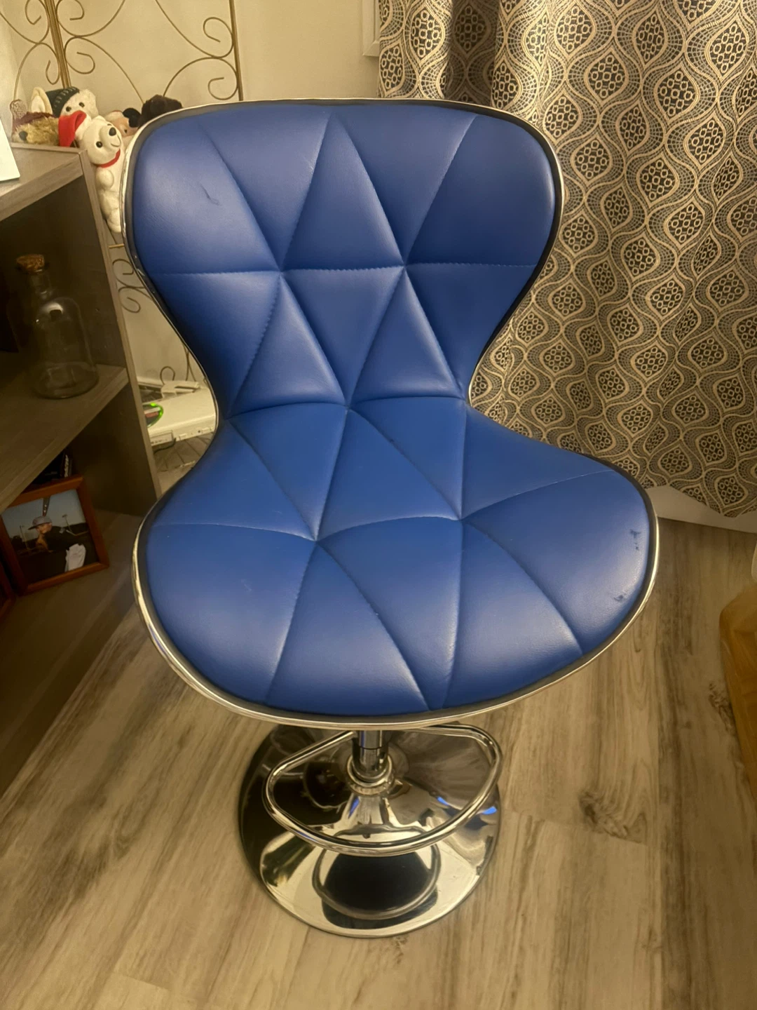 Blue Bar Stool