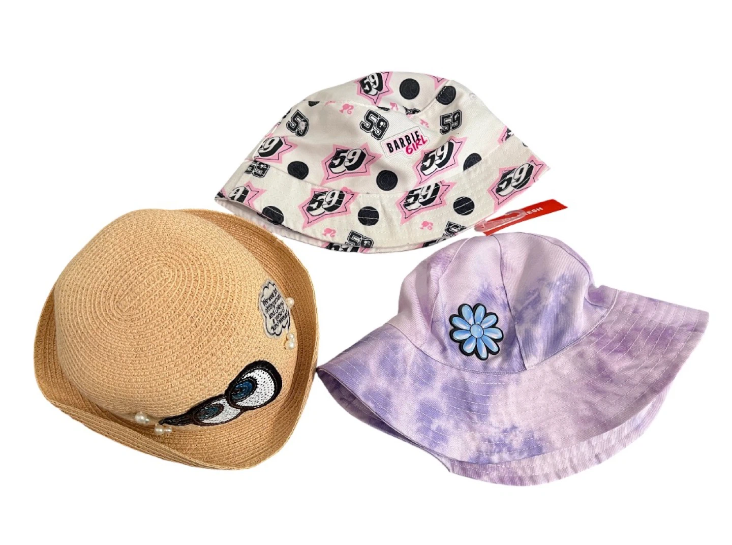 Girls Hat Bundle | Brand New | Barbie, Joe Fresh & Miniso