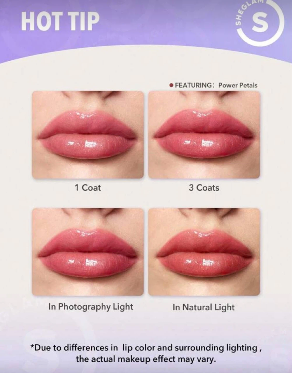SHEGLAM Power Bouquet Lip Gloss – Sunny Sands / Freesia - photo 3