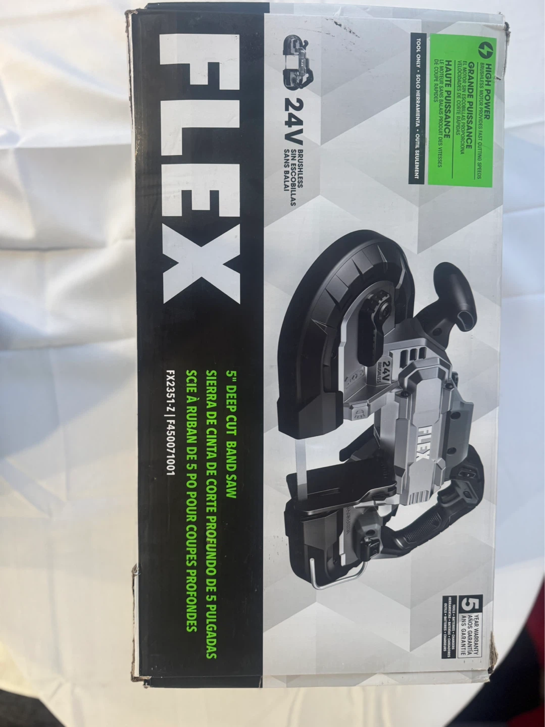 FLEX 24V 5" Deep Cut Band Saw Kit - photo 5