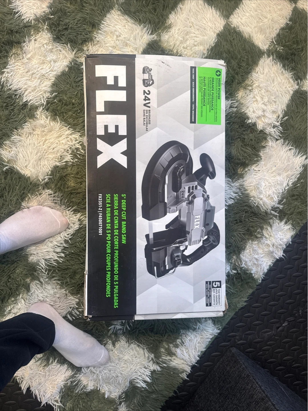 FLEX 24V 5" Deep Cut Band Saw Kit - photo 3