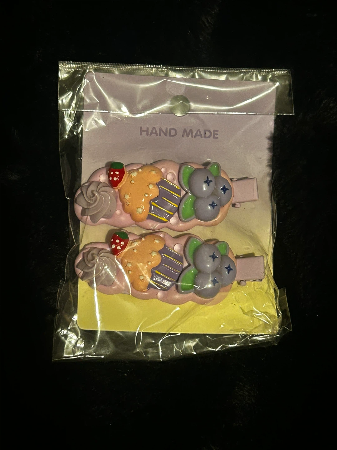 Handmade Dessert Hair Clips (Set of 2)