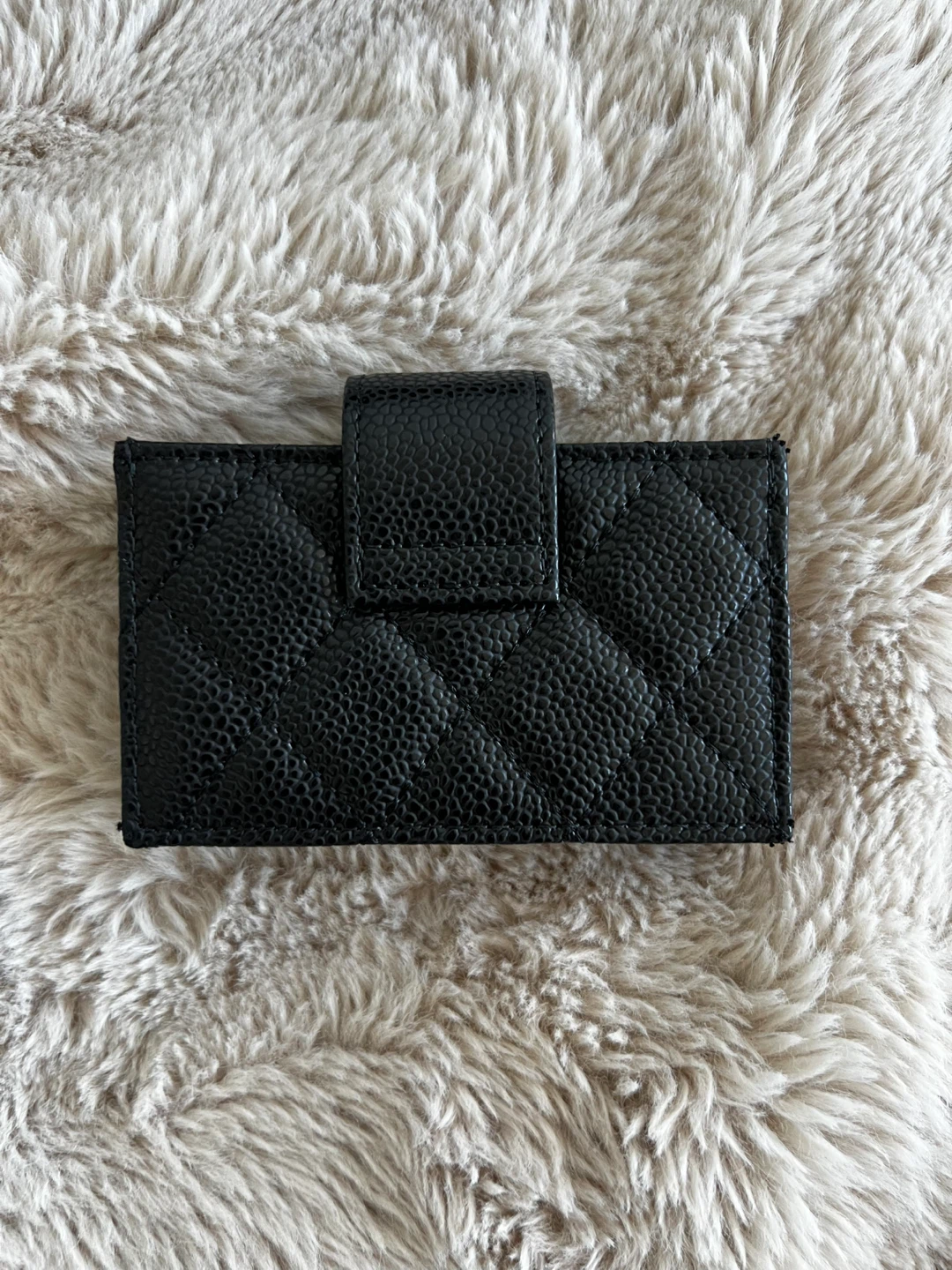 Chanel Card Holder wallet Black Caviar Leather - photo 2