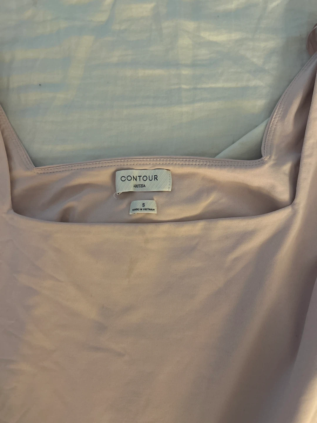 ARITZIA CONTOUR Pink Long Sleeve Bodysuit - photo 2