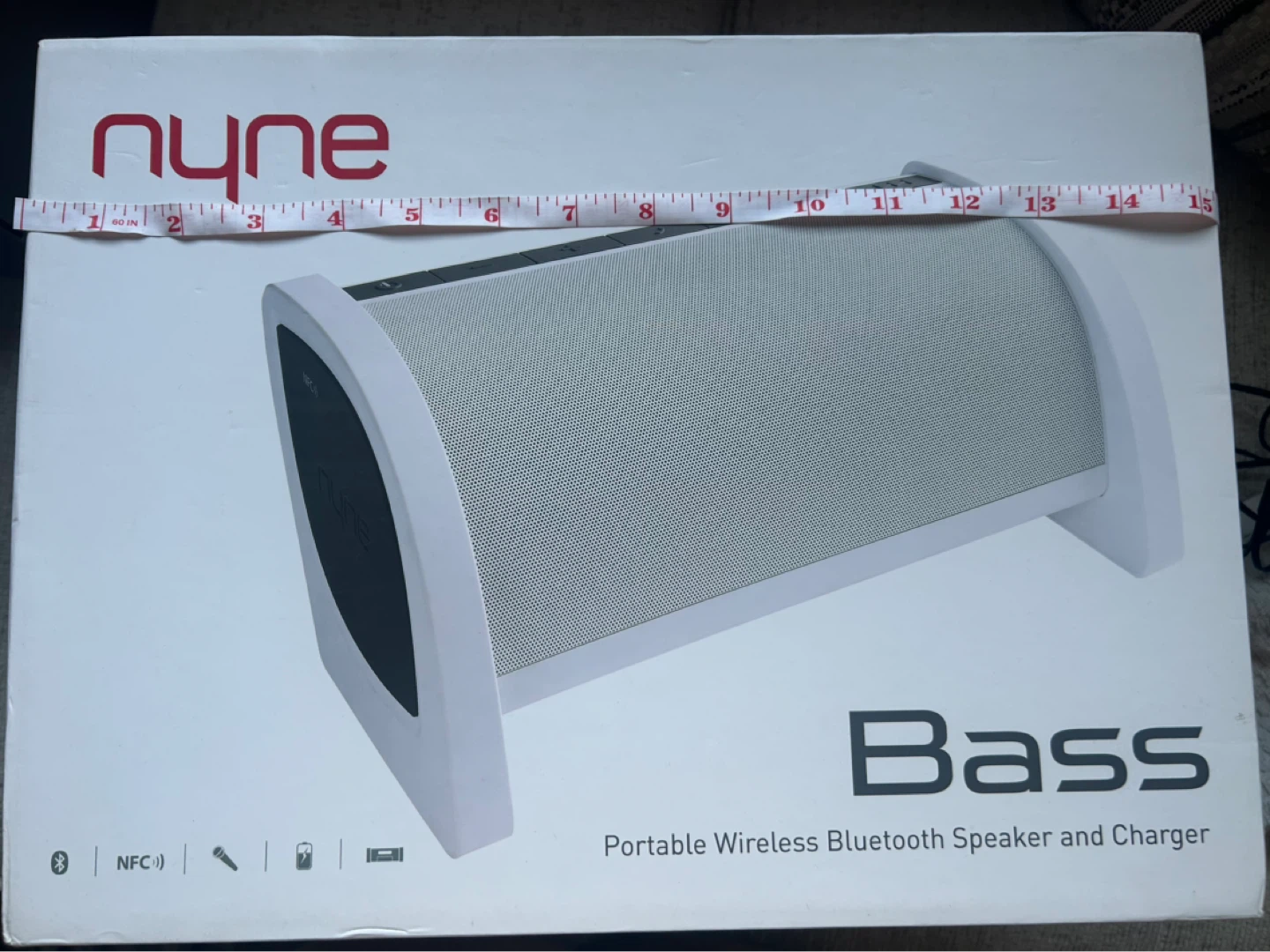 Nyne Bass Portable Wireless Bluetooth Speaker and Charger