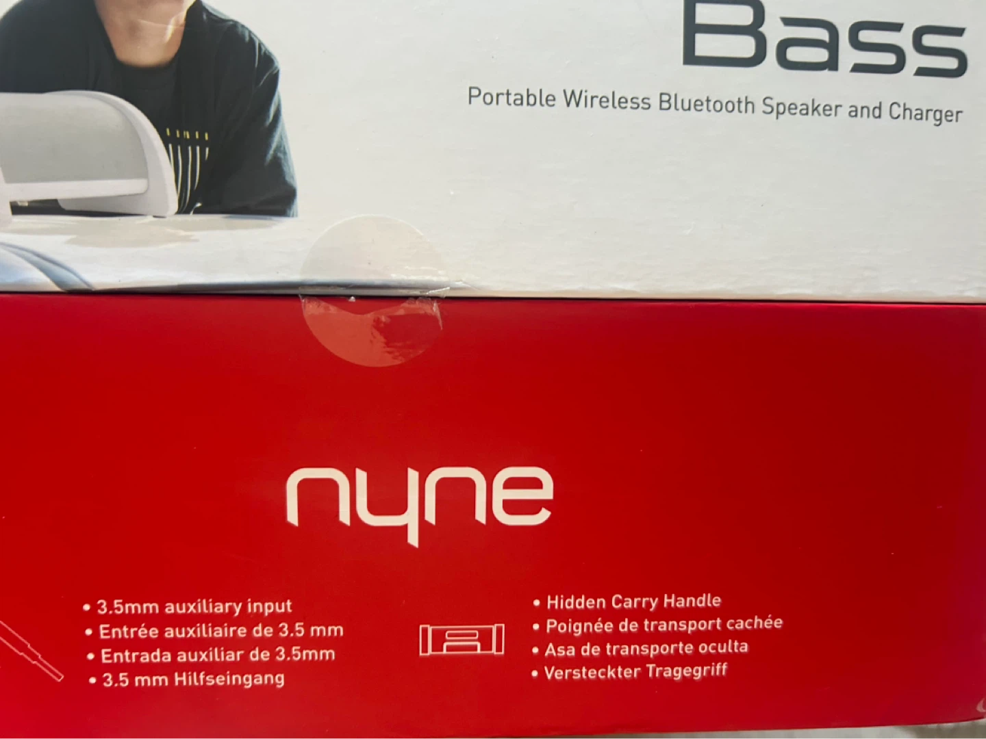 Nyne Bass Portable Wireless Bluetooth Speaker and Charger - photo 3