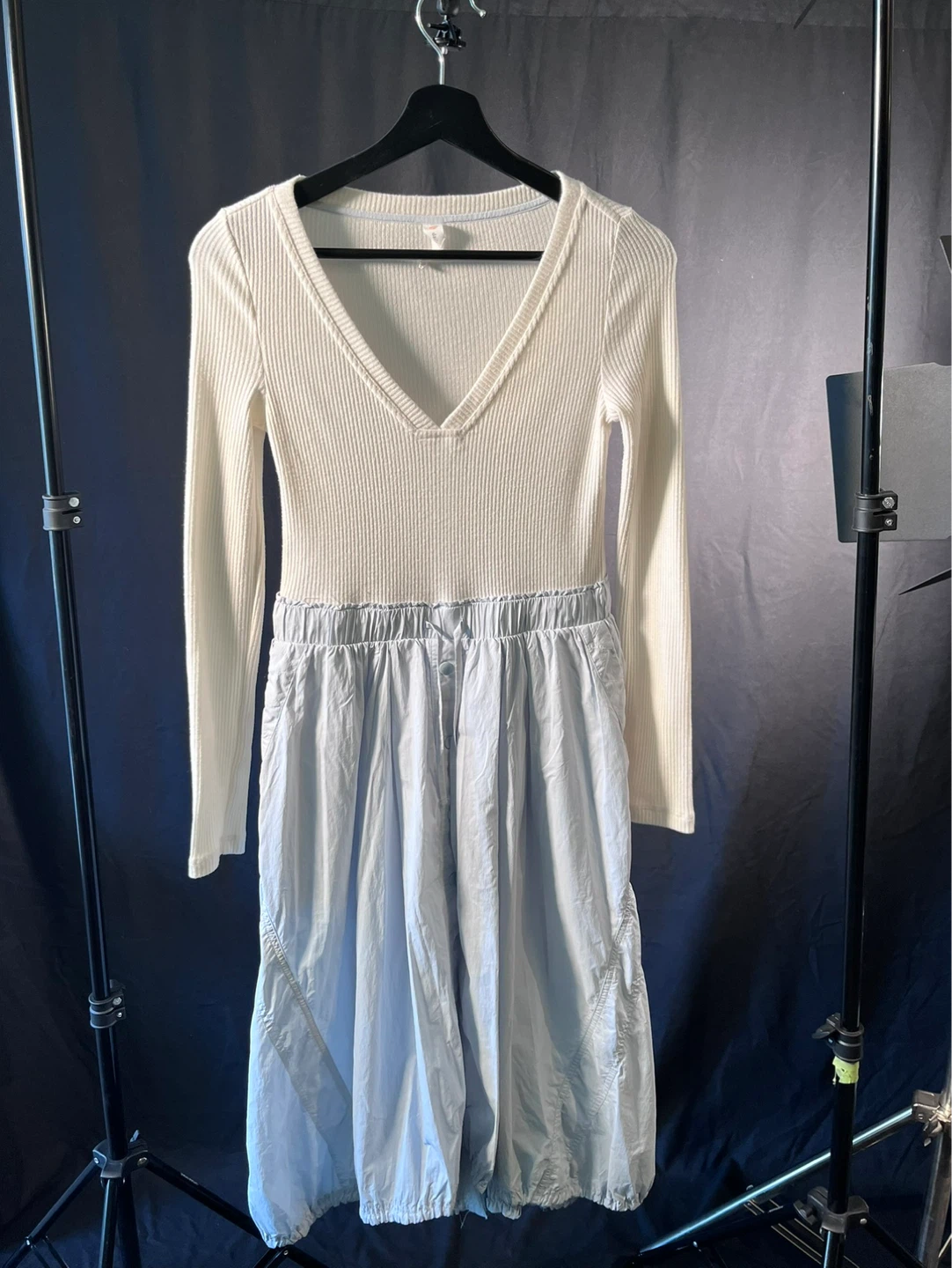 Anthropologie Blue Bubble Midi Dress-SIZE XS - photo 3