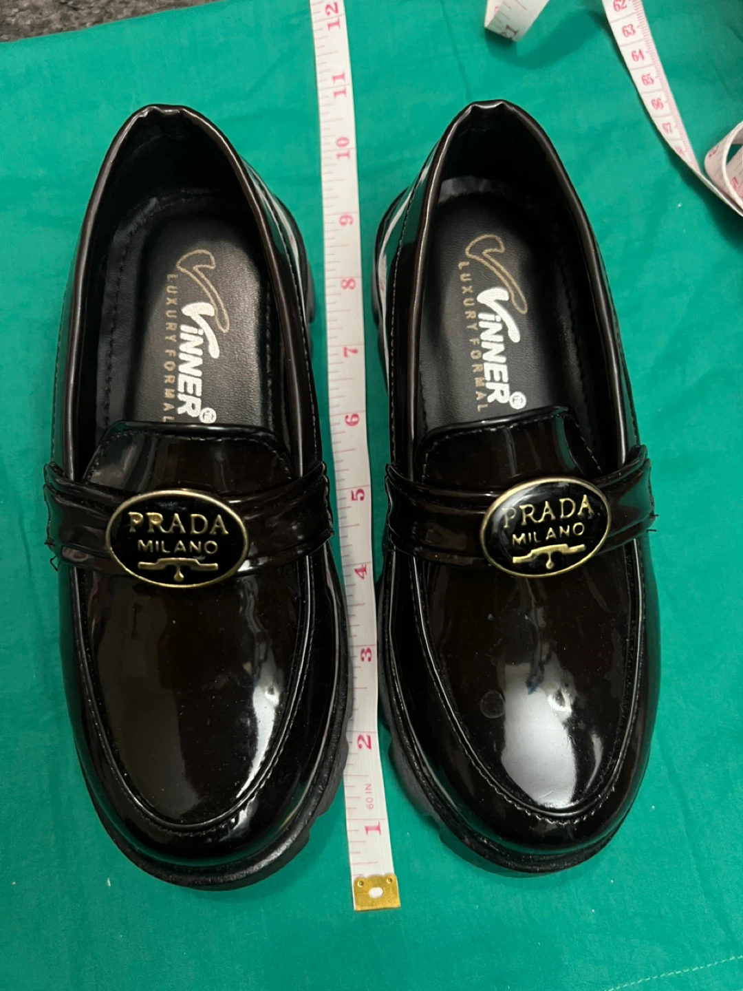VINNER Luxury Formal Loafers - Black Patent - photo 3