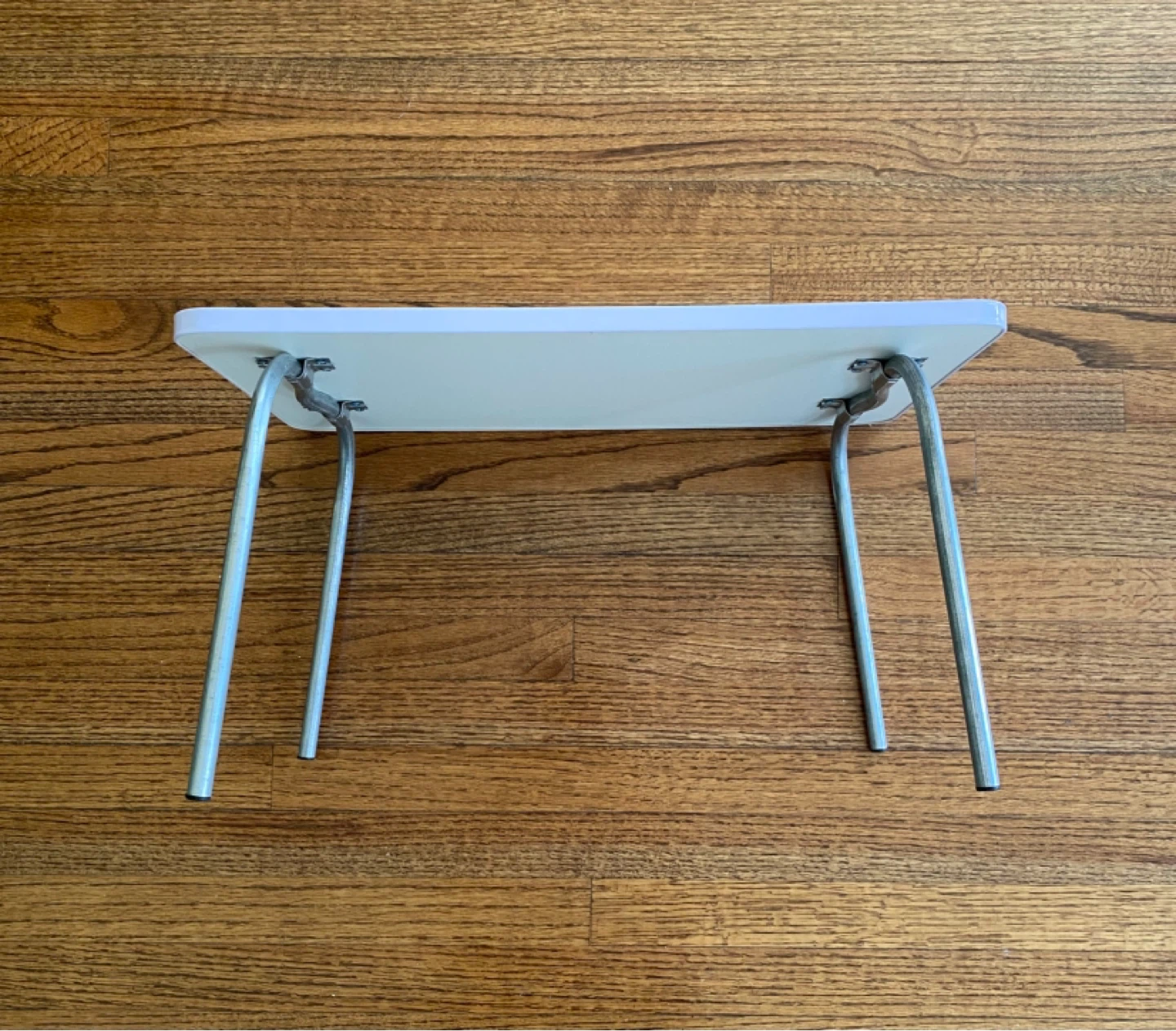 White Marble Look Laptop Tray Table - photo 3
