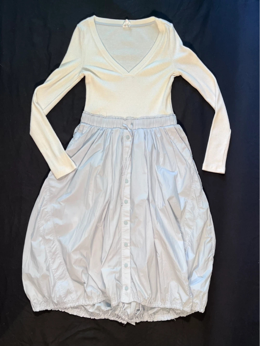 Anthropologie Blue Bubble Midi Dress-SIZE XS - photo 2