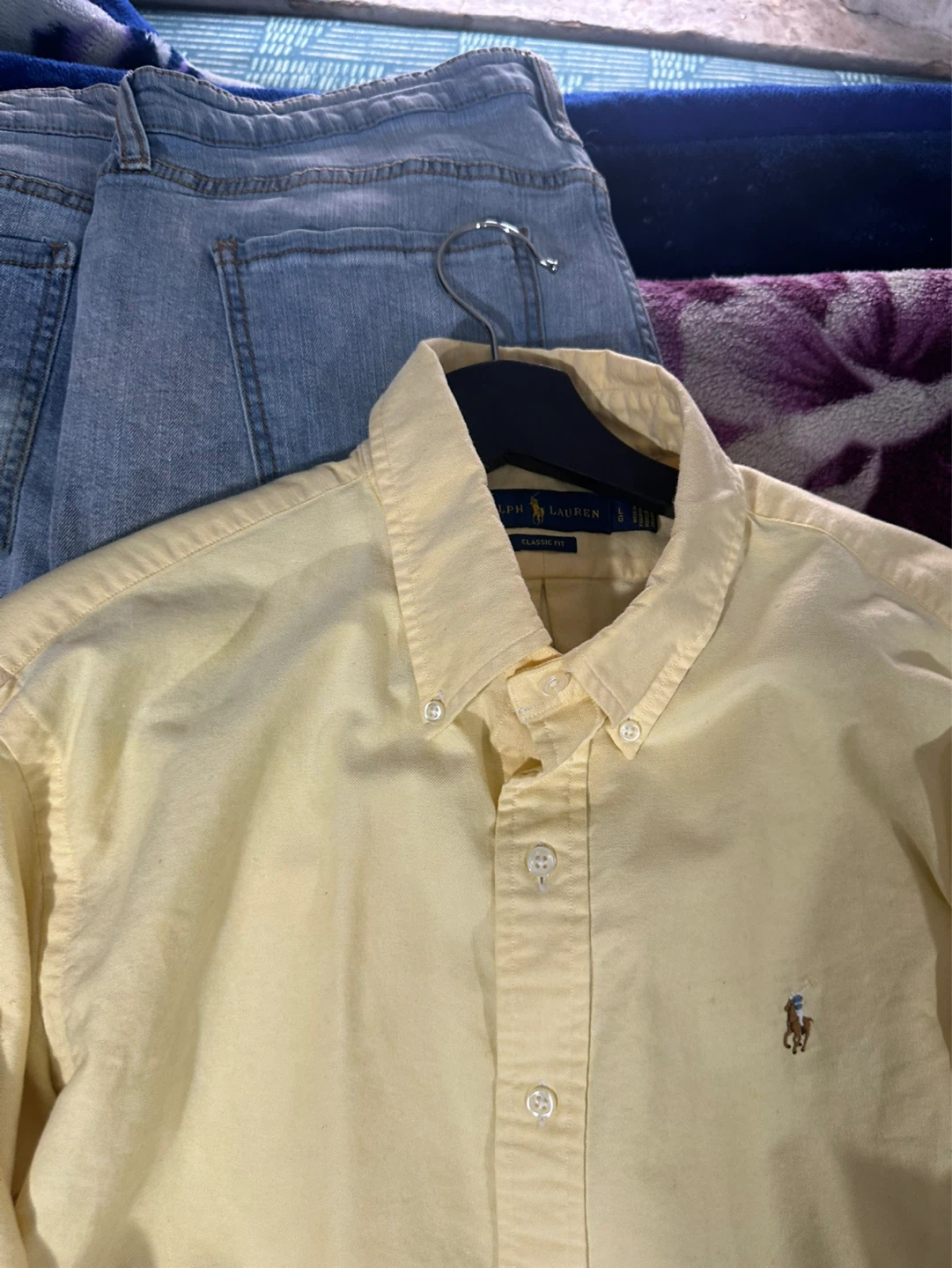 Yellow Ralph Lauren Classic Fit Button-Down Shirt - photo 2