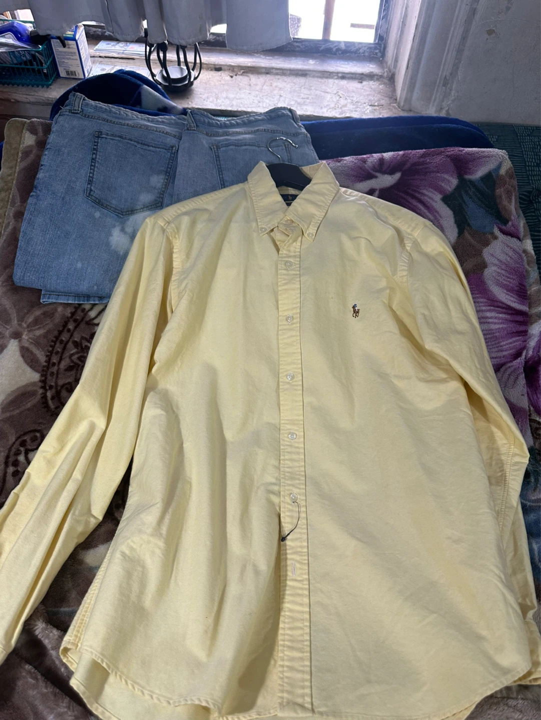 Yellow Ralph Lauren Classic Fit Button-Down Shirt - photo 5