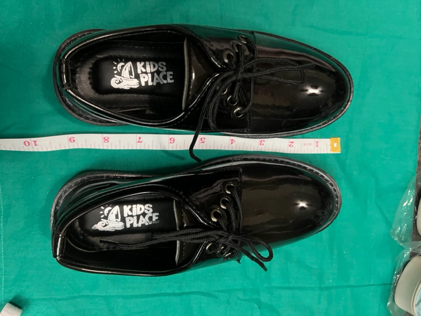 Kids Place Black Patent Lace-Up Shoes - photo 5