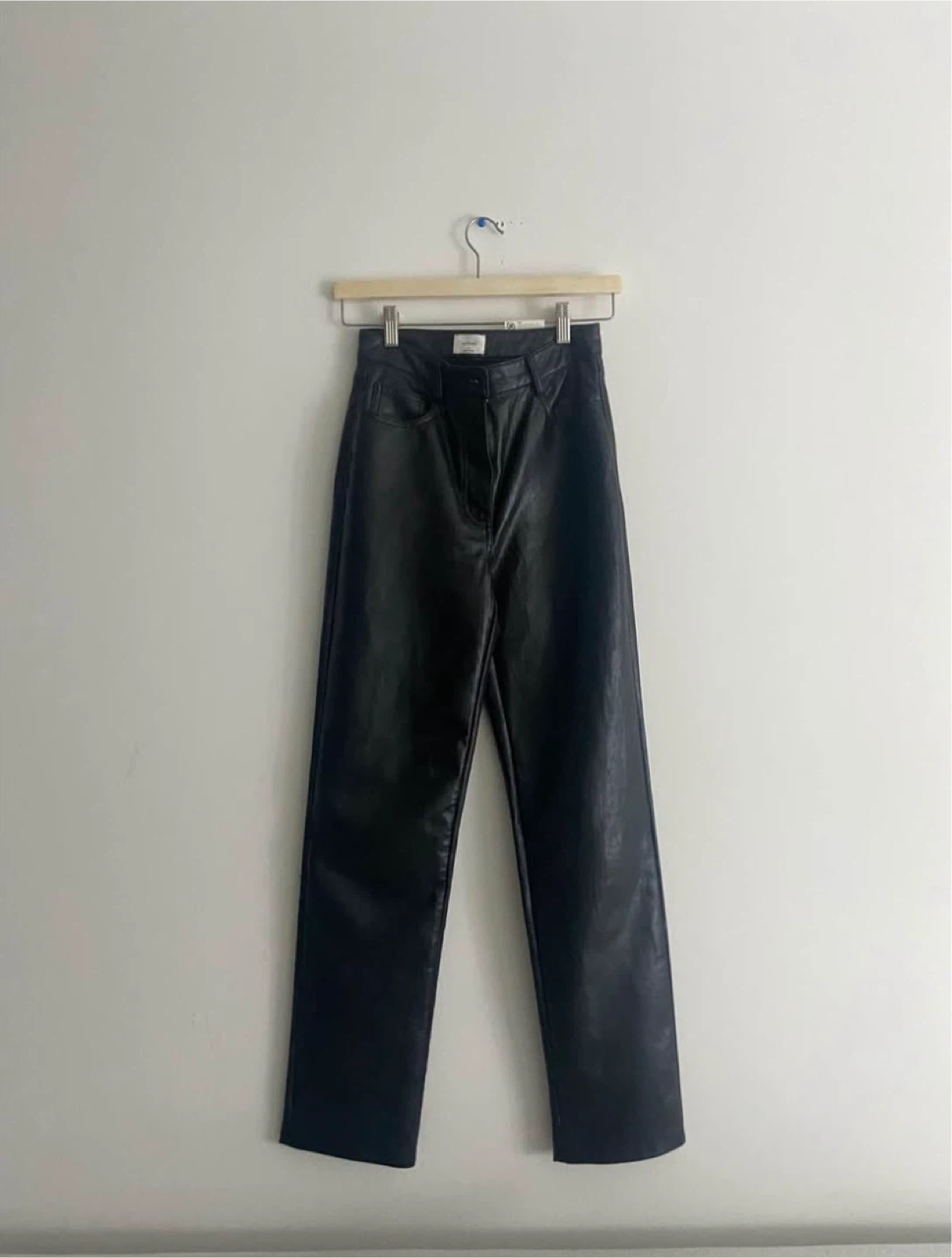 Wilfred Black Leather Pants Size 2 - photo 3