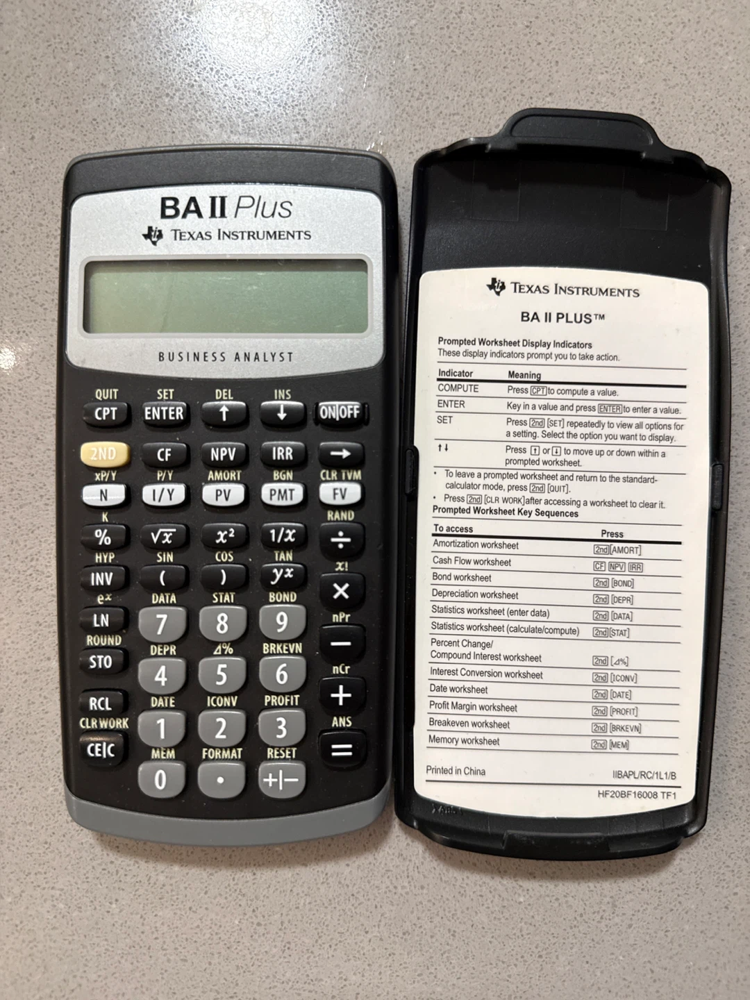 Texas Instruments BA II Plus Business Analyst Calculator - photo 3