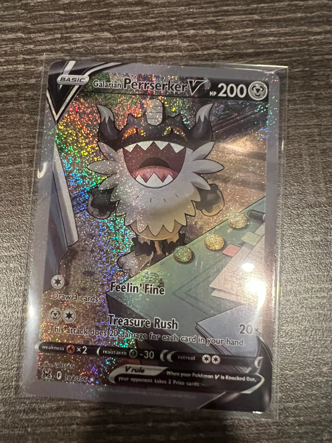 Galarian Perrserker V - 184/196