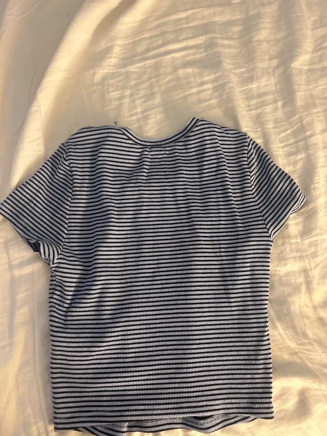 Garage Striped Cropped T-Shirt - photo 2