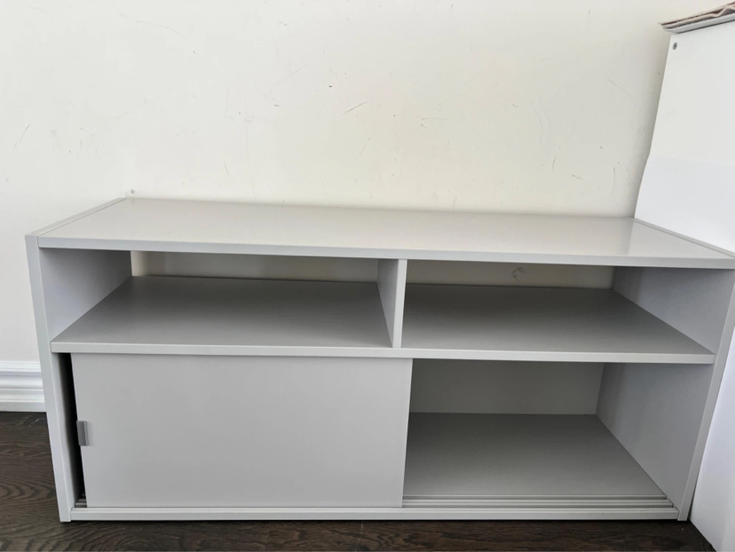 ikea TV bench, grey cabinet - photo 3