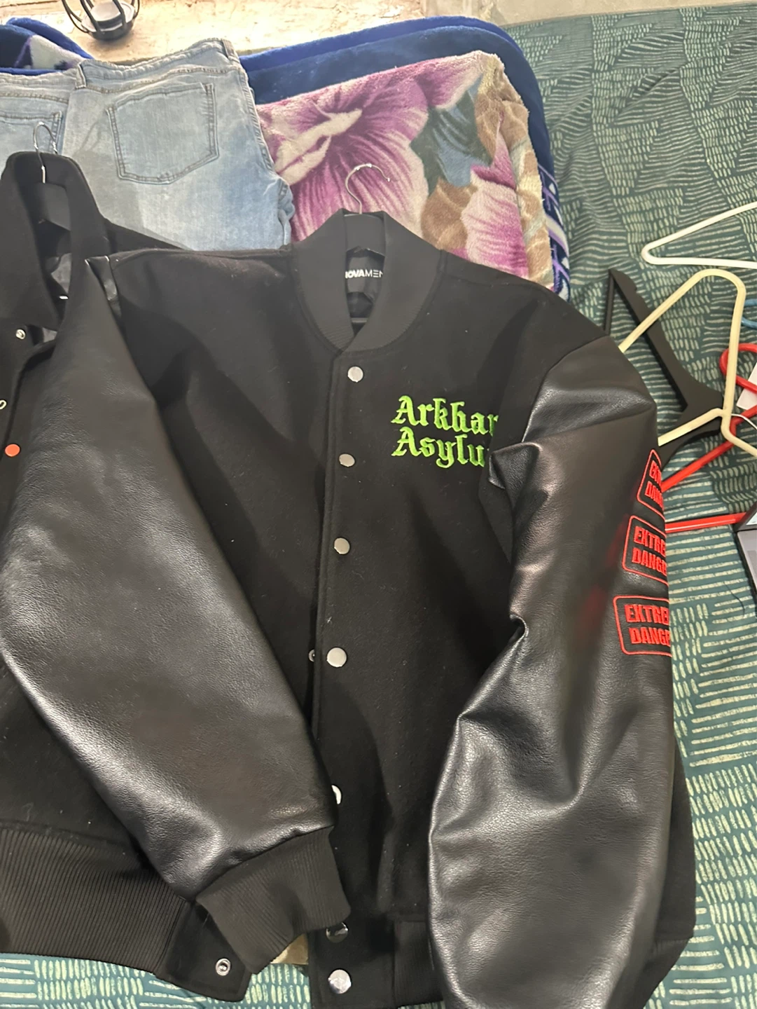 NOVATION Arkham Asylum Varsity Jacket
