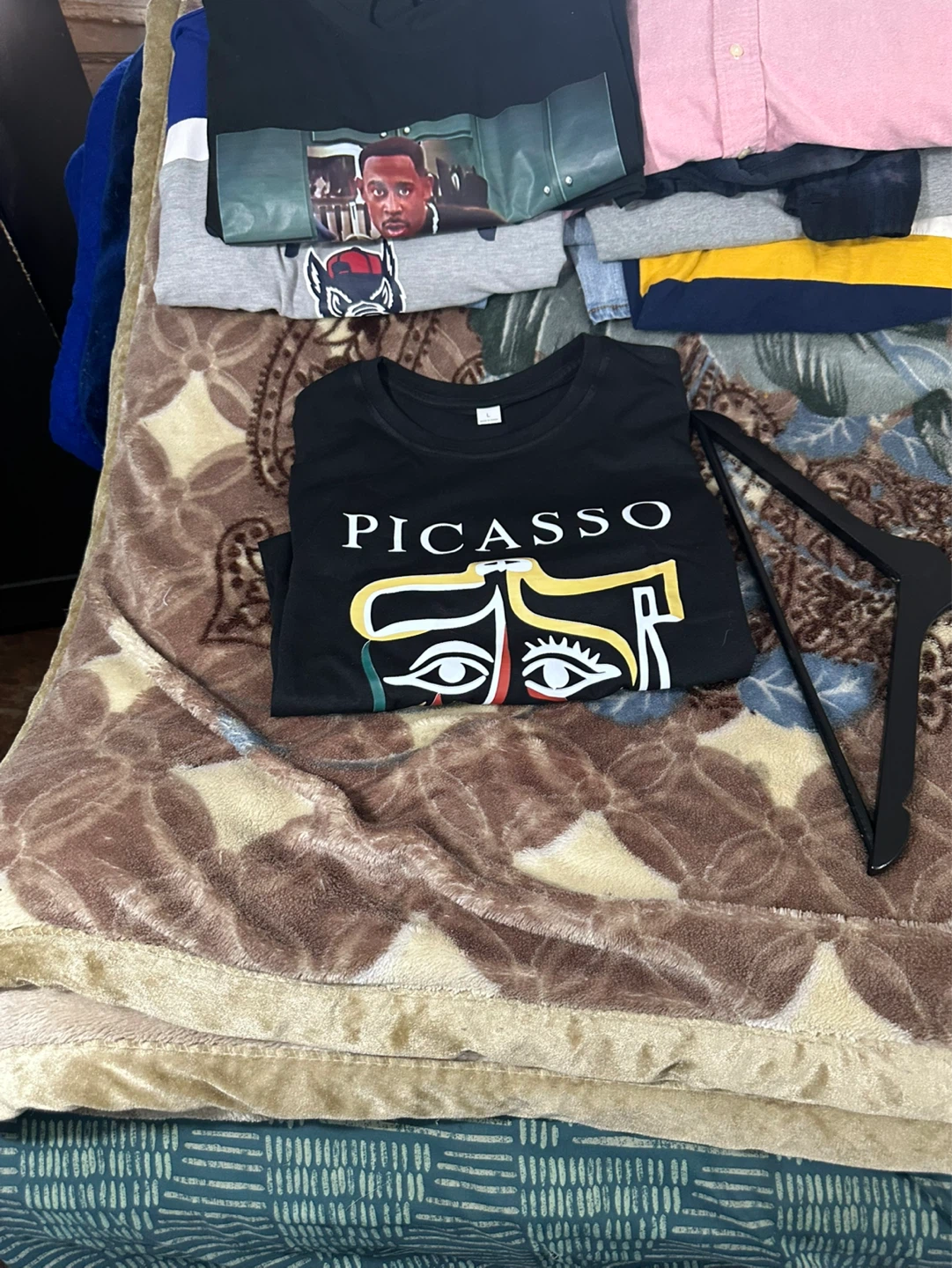 Black Picasso Graphic T-Shirt - photo 5