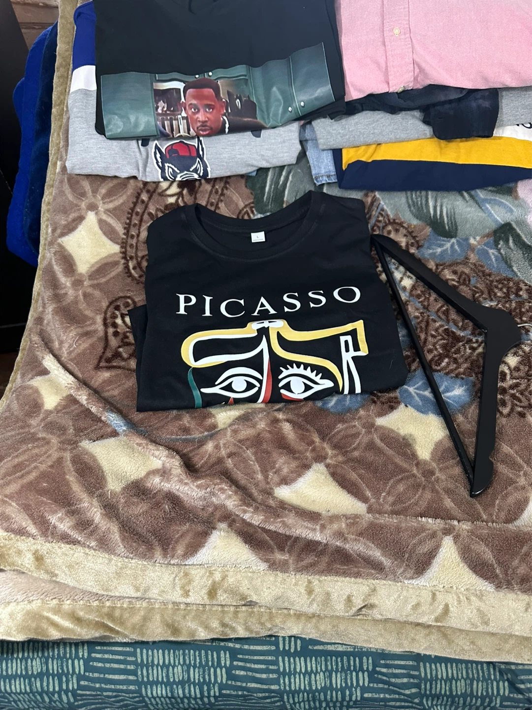 Black Picasso Graphic T-Shirt