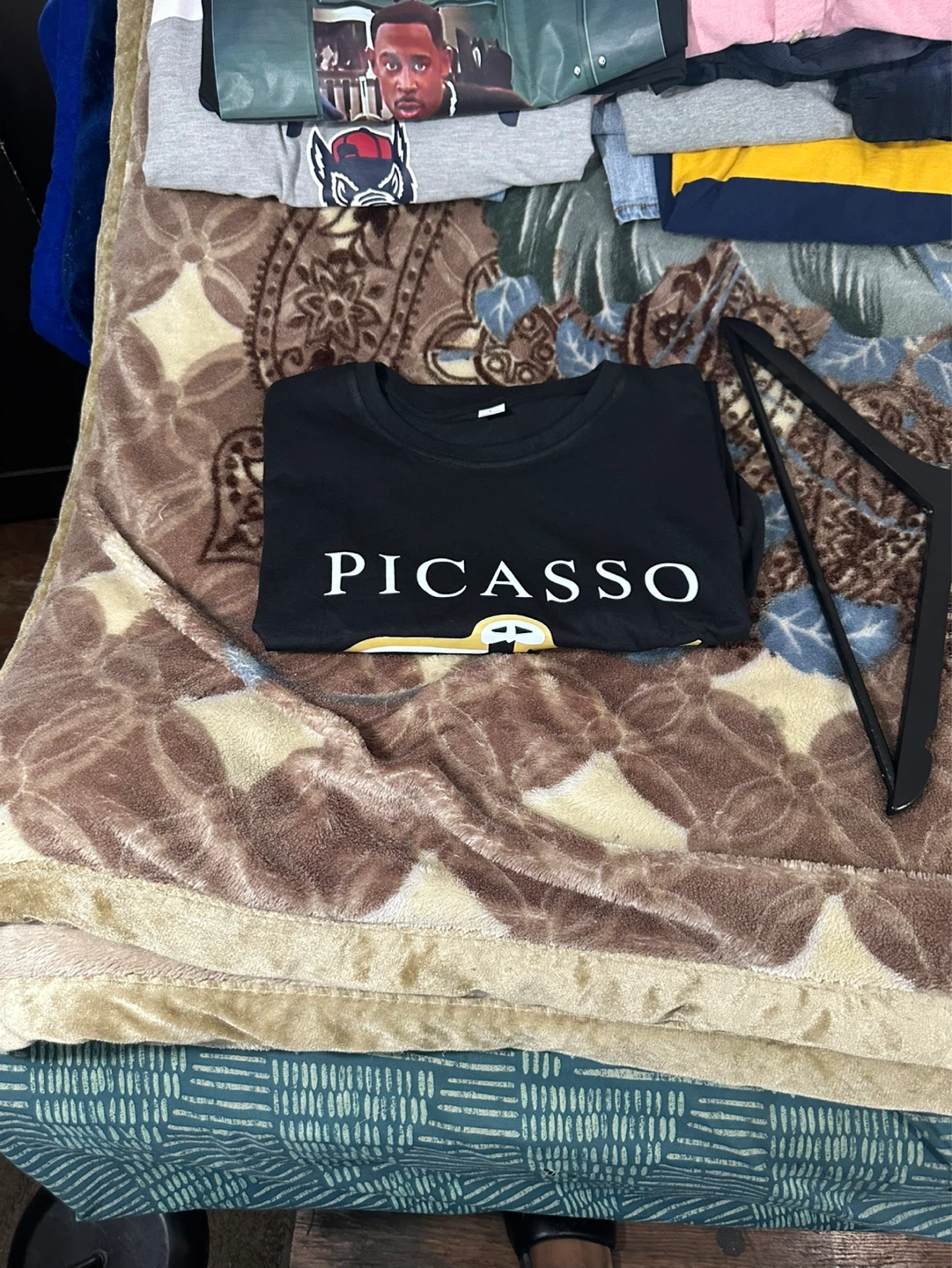 Black Picasso Graphic T-Shirt - photo 3
