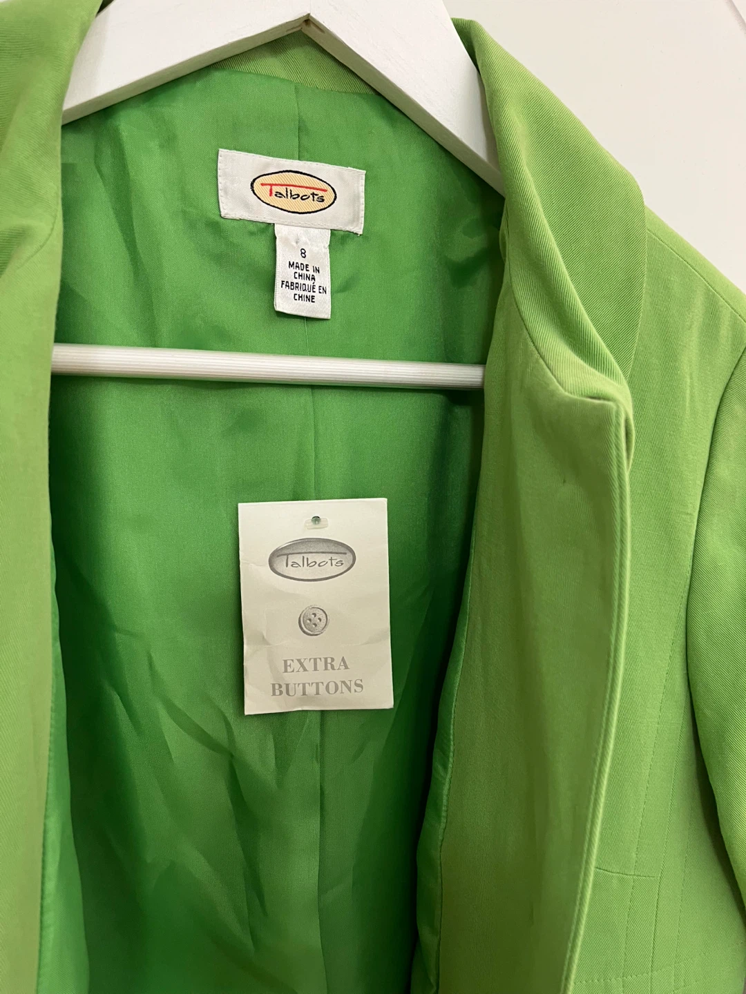 Talbots Women's Green Linen Blend Blazer Size S - photo 2