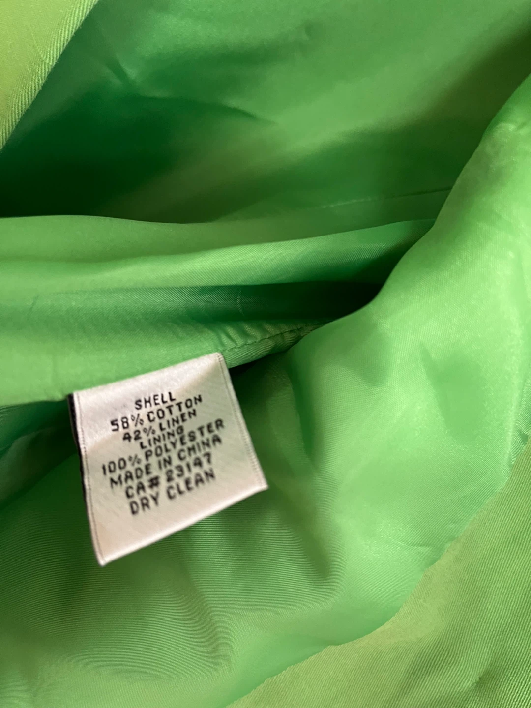 Talbots Women's Green Linen Blend Blazer Size S - photo 4