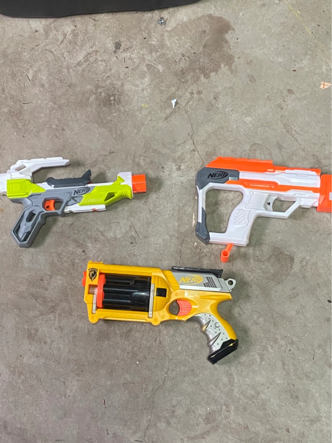 Set of 3 Nerf Blasters