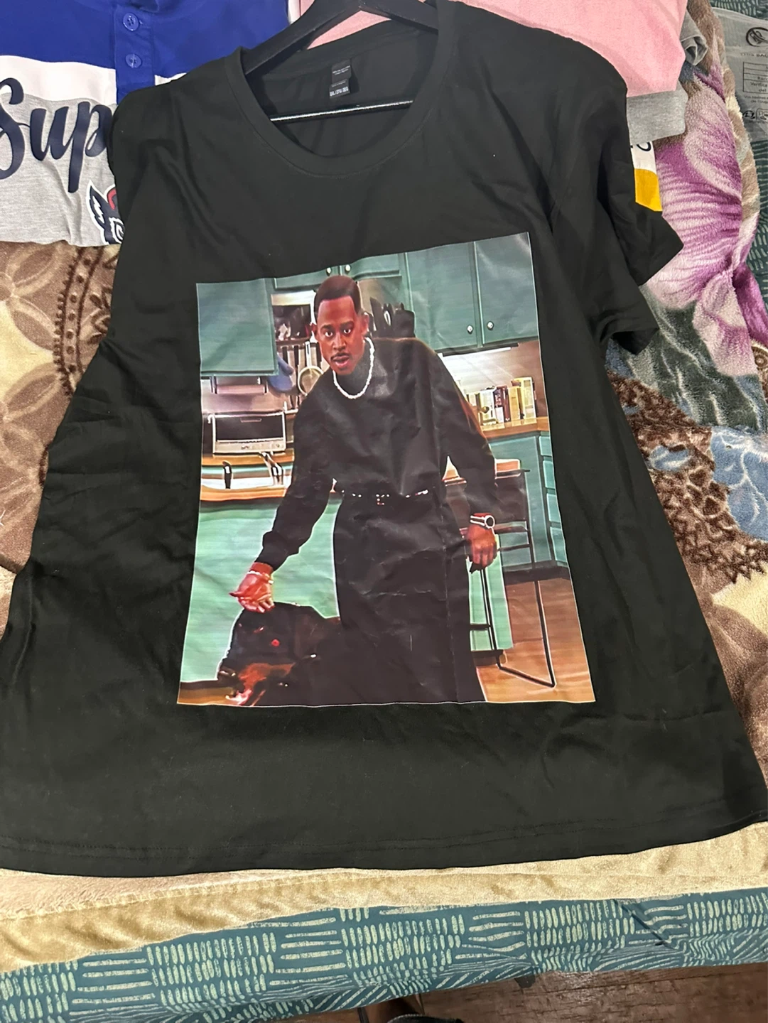 Black Martin Lawrence Graphic T-Shirt - photo 3