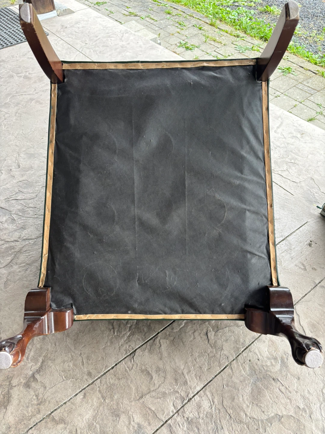 Green Leather Wingback Chair - photo 3