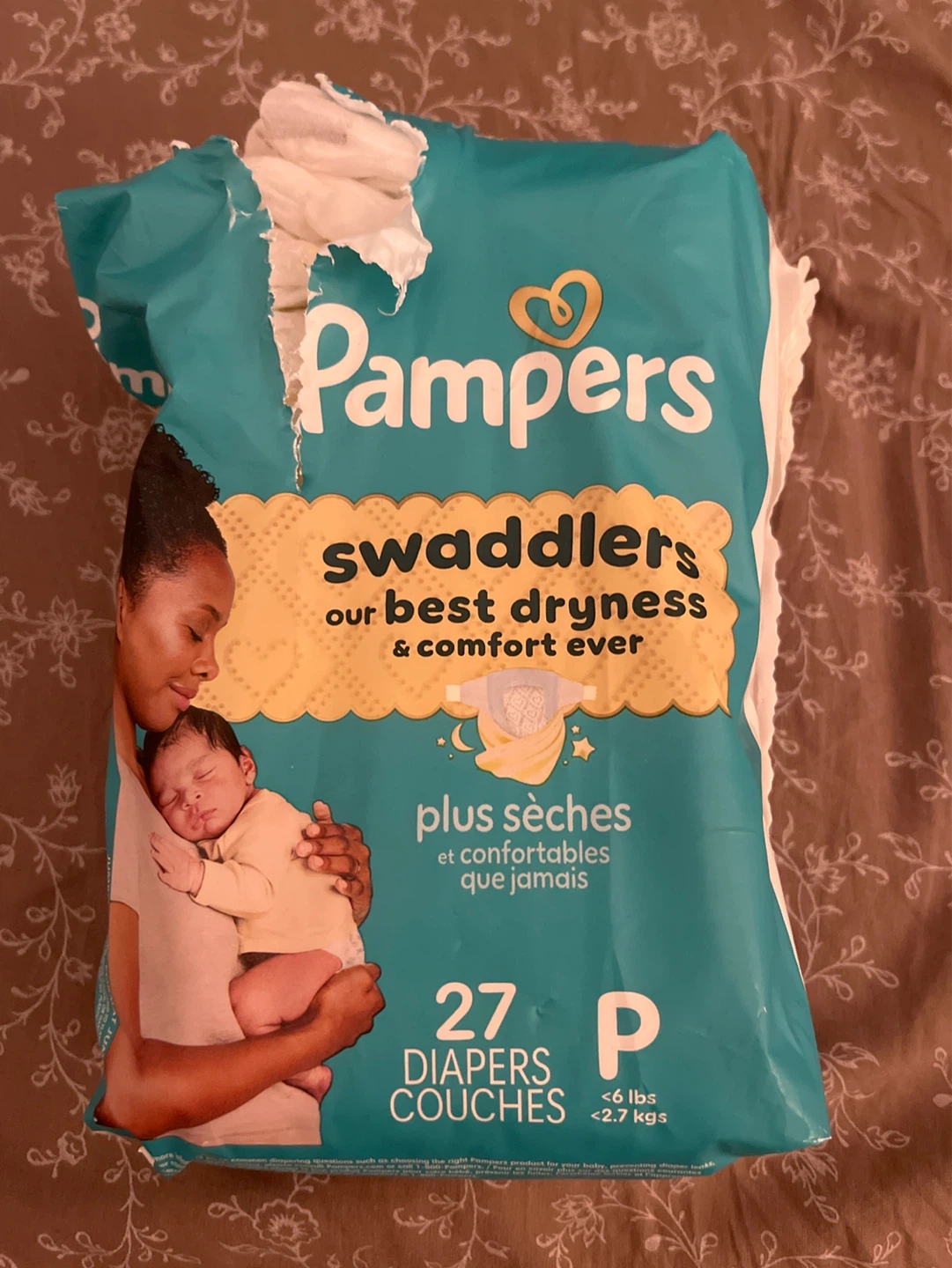 Pampers Swaddlers Size P Diapers