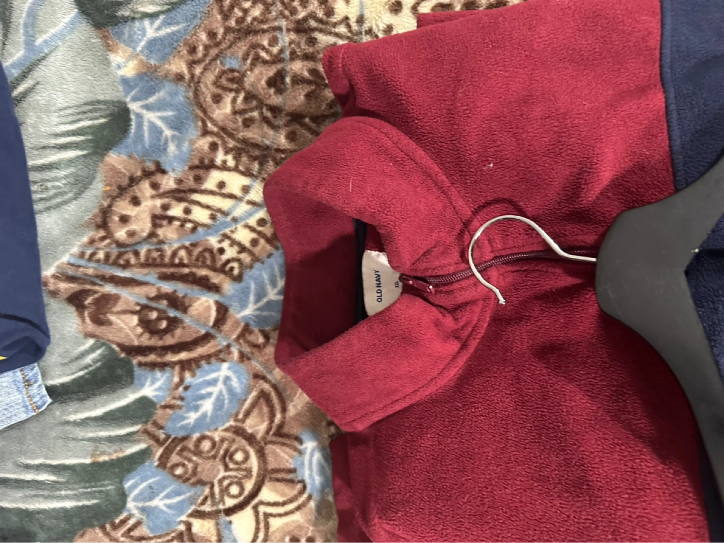 Old Navy Colorblock Fleece Pullover XXL