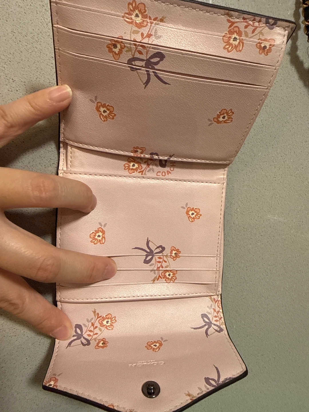 Coach Wallet - Pink Floral - photo 4