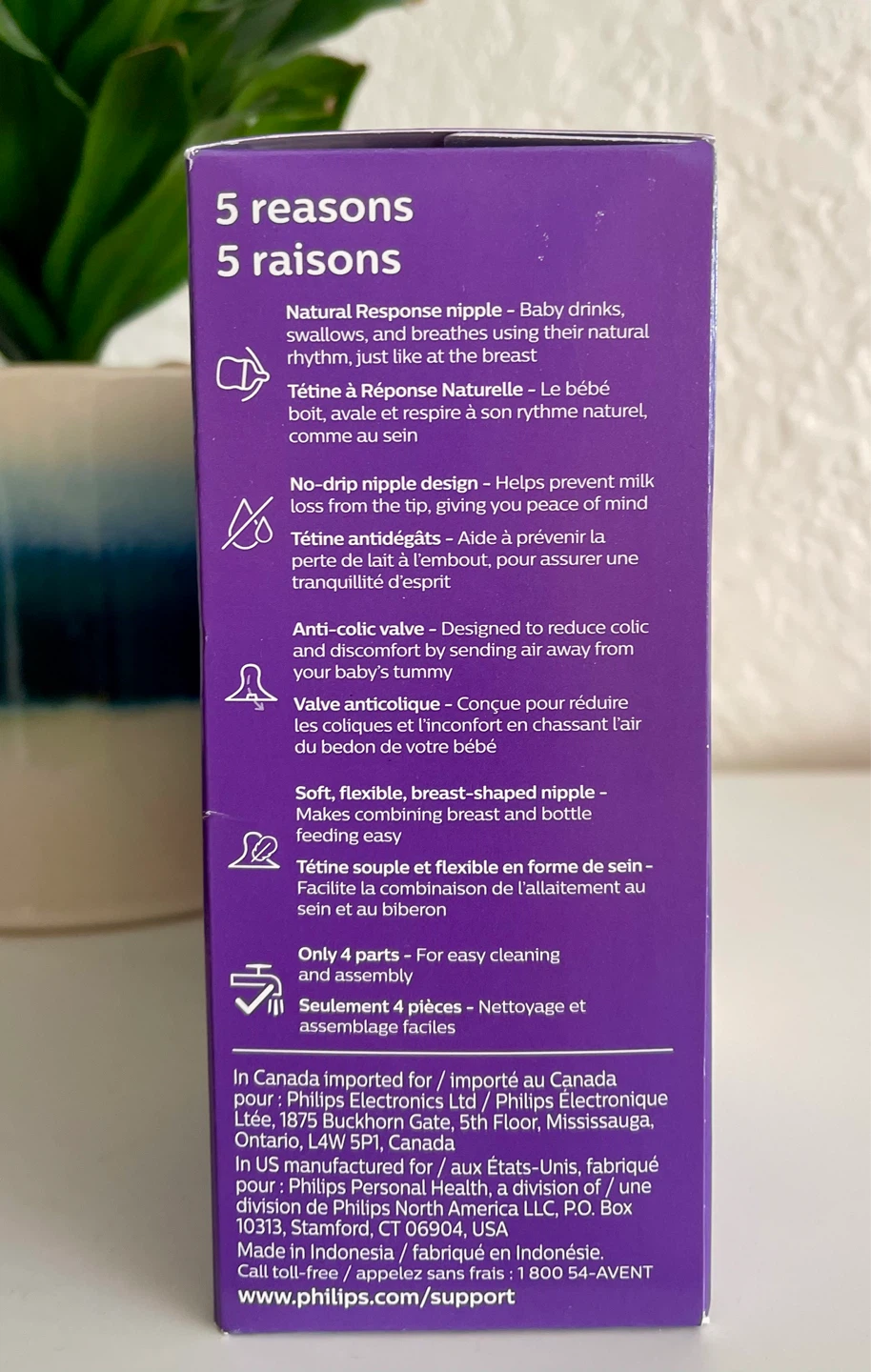 Philips Avent Natural Baby Bottles - 3 Bottles - photo 2