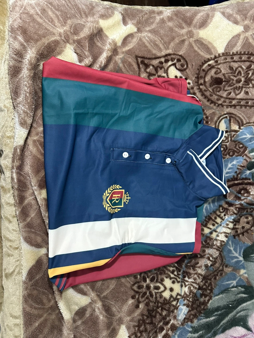 Striped Polo Shirt - photo 2