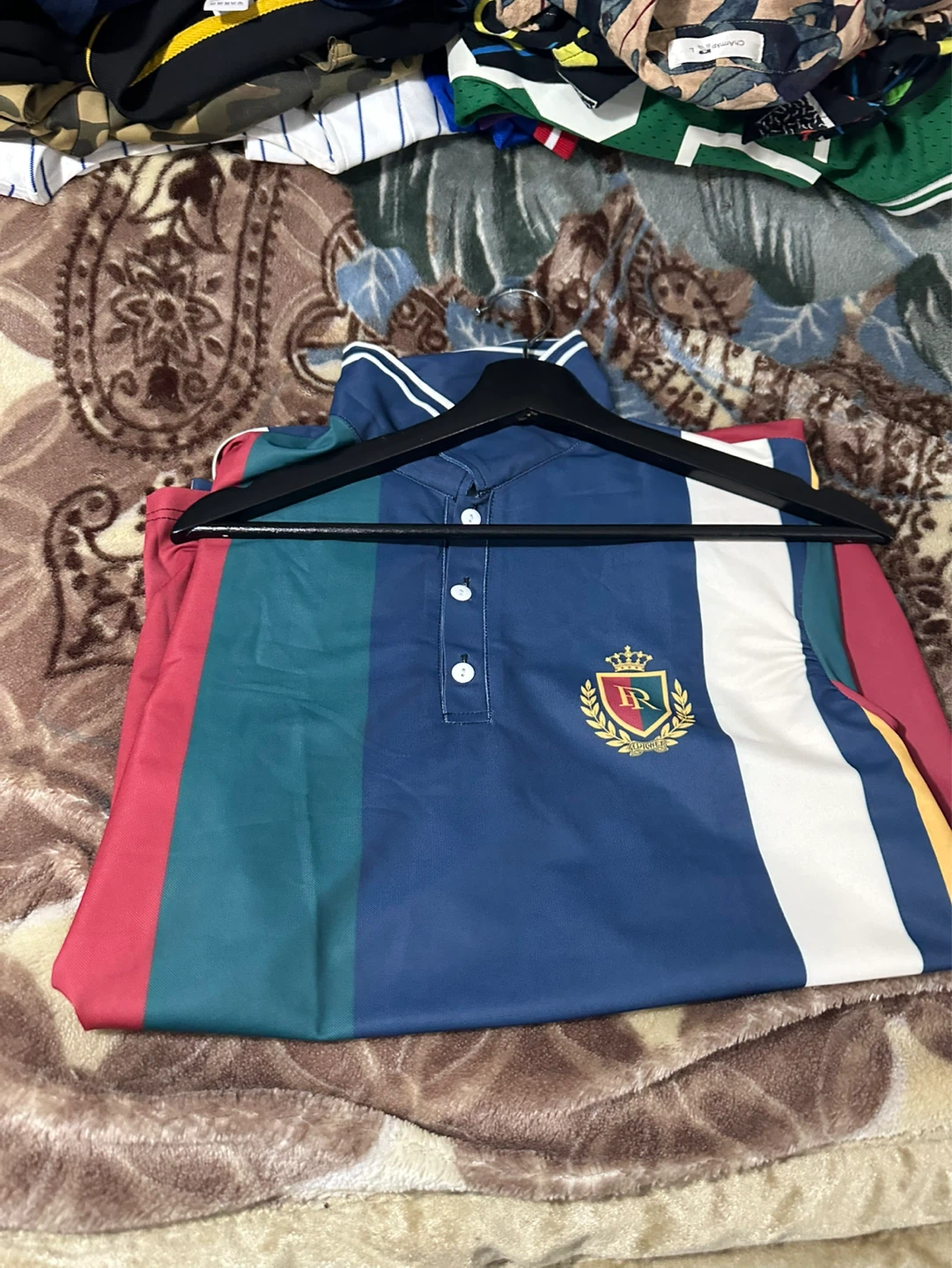 Striped Polo Shirt - photo 3