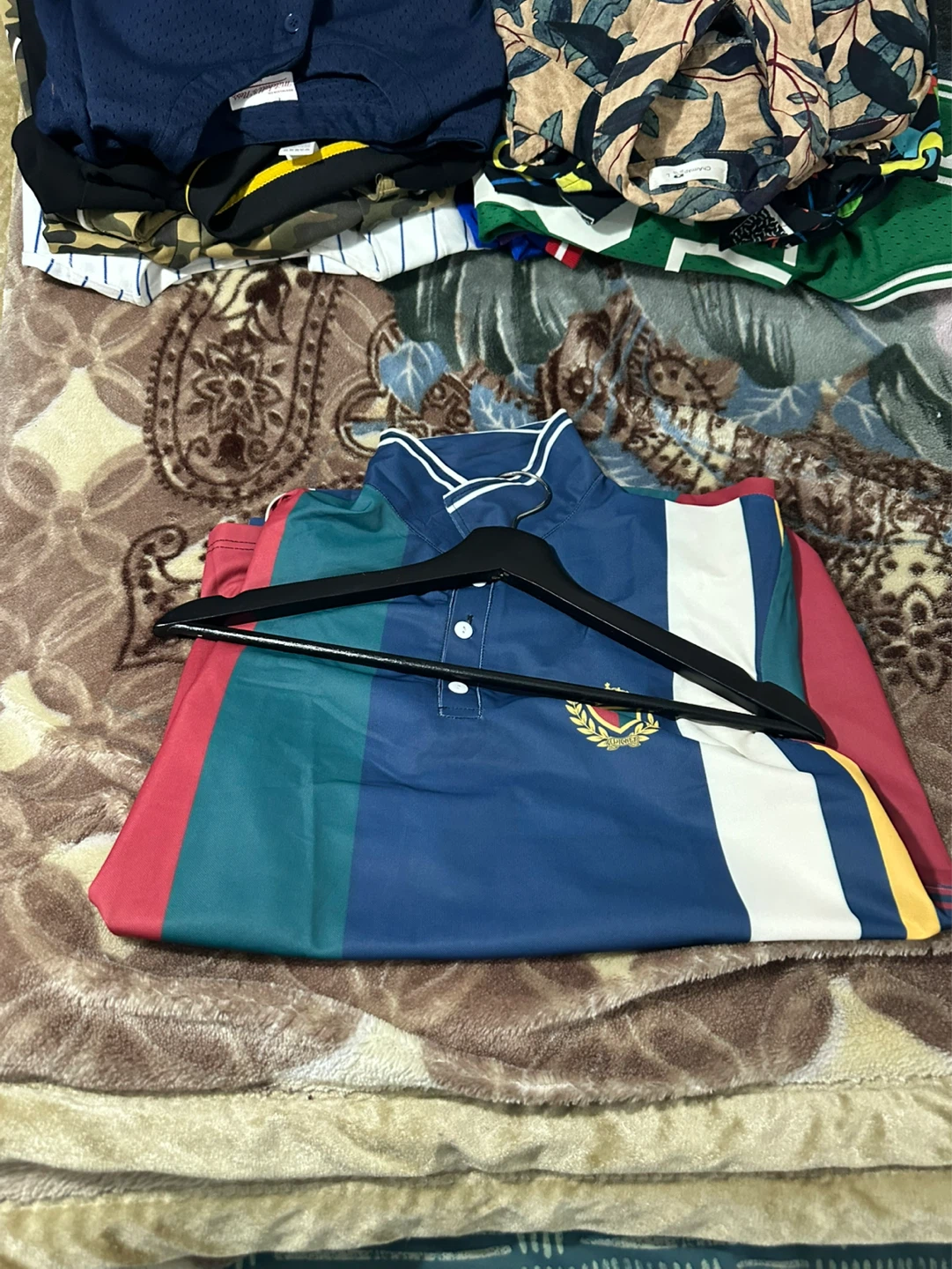 Striped Polo Shirt - photo 4