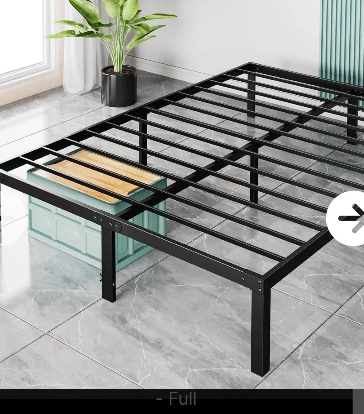 Yapamar Heavy Duty Metal Bed Frame - Full