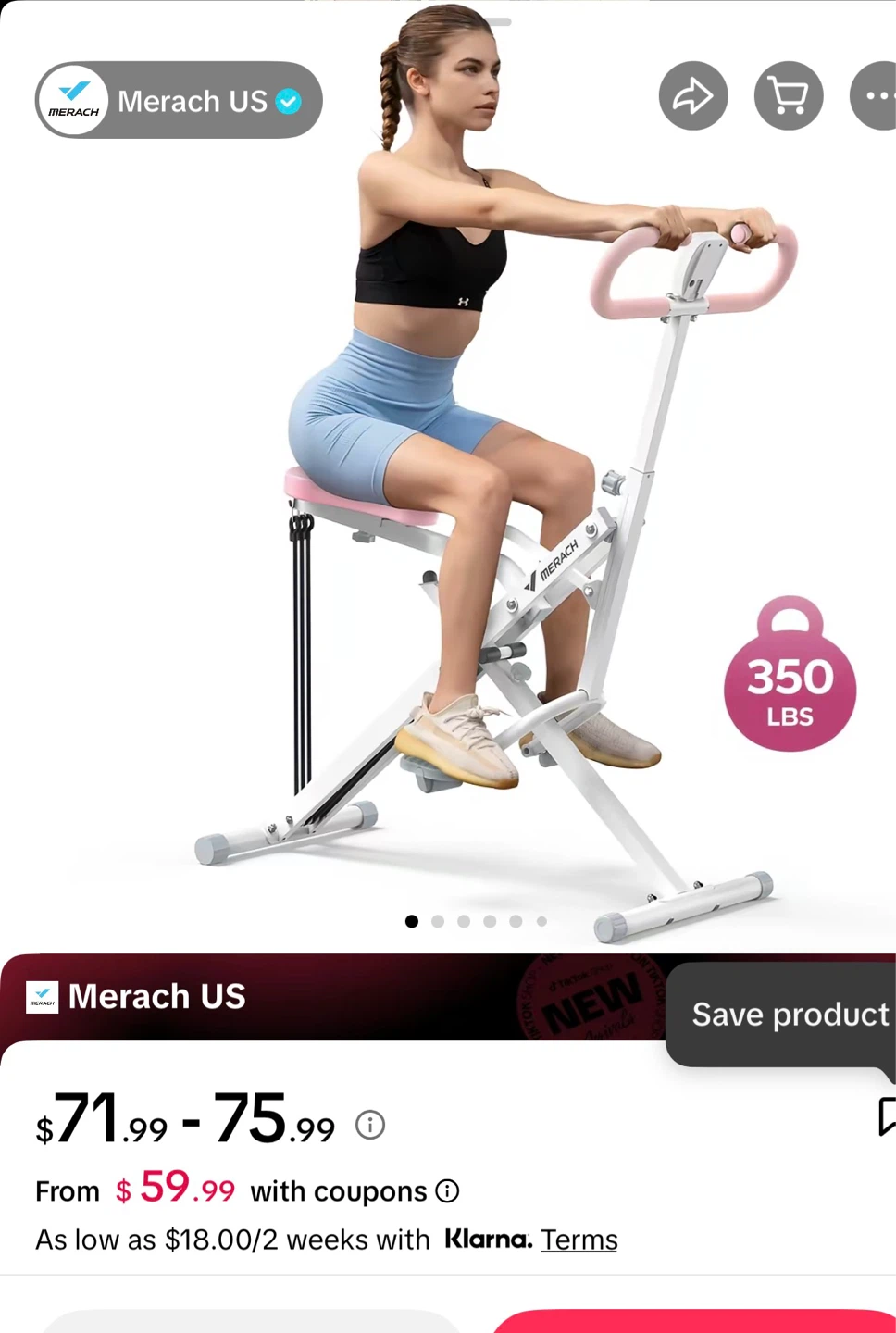 Merach "Squat Master" Home Workout Machine - photo 3