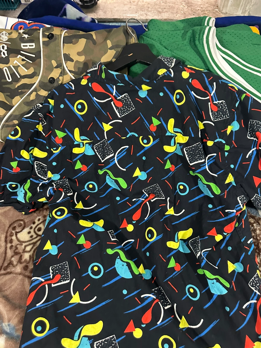 Resolution Clothing "Retro Geometric" Button-Up Shirt - photo 3
