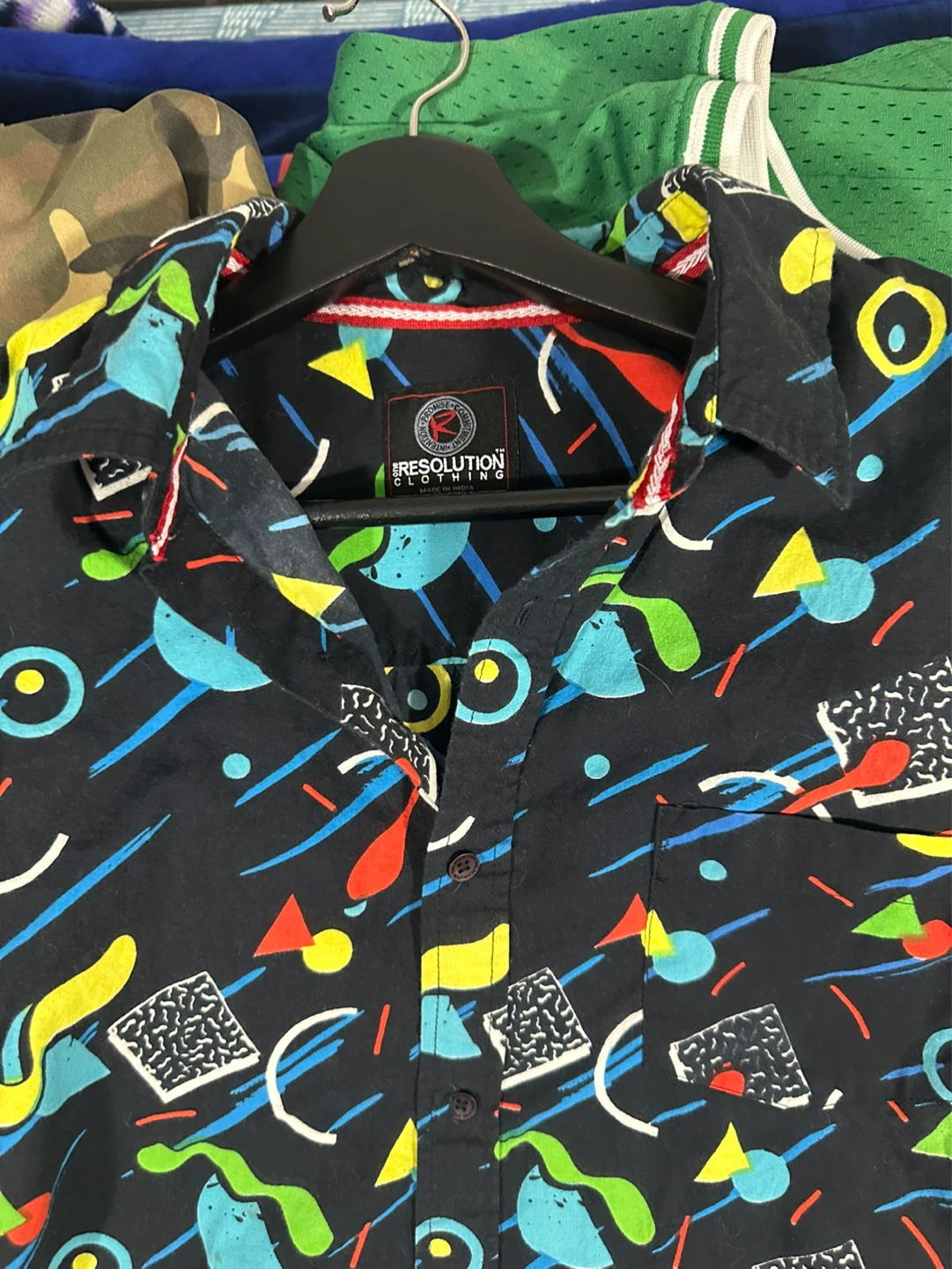 Resolution Clothing "Retro Geometric" Button-Up Shirt - photo 5