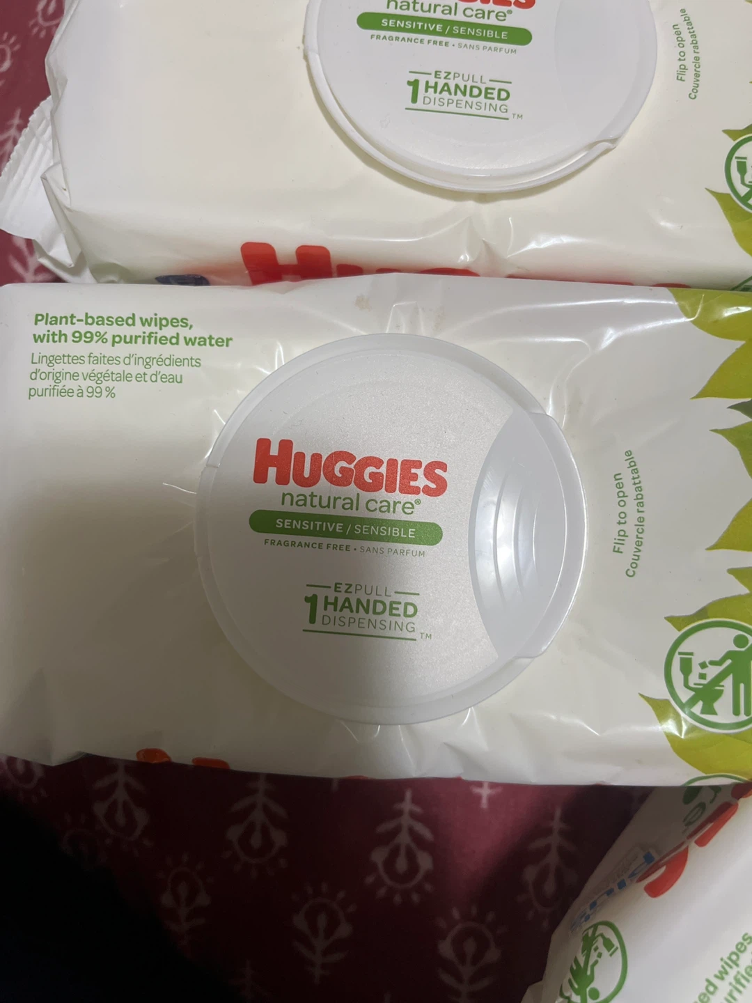 Huggies Natural Care Sensitive Baby Wipes (5 Pack)
