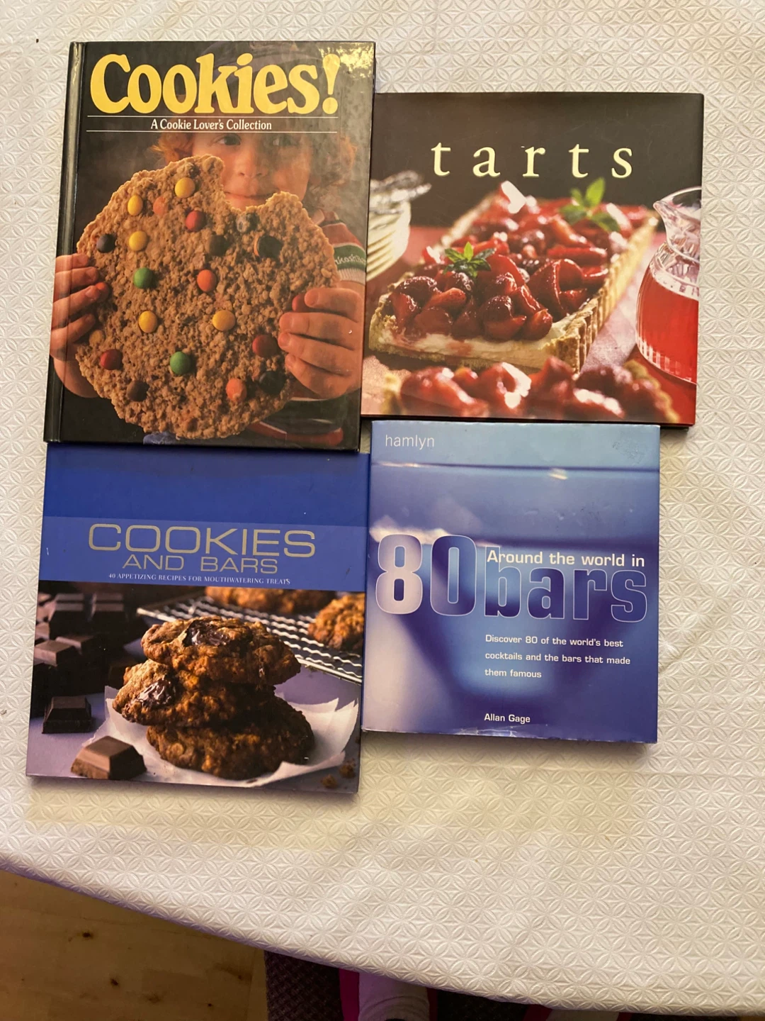 Collection of cookbooks for cookies &bars