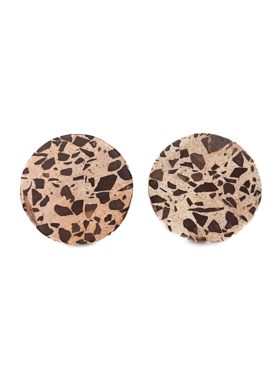 Set of 2 Pale Rose Terrazzo Knobs ✨ - photo 2
